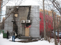 Appraisal of damage to the building after a fire (shopping center)